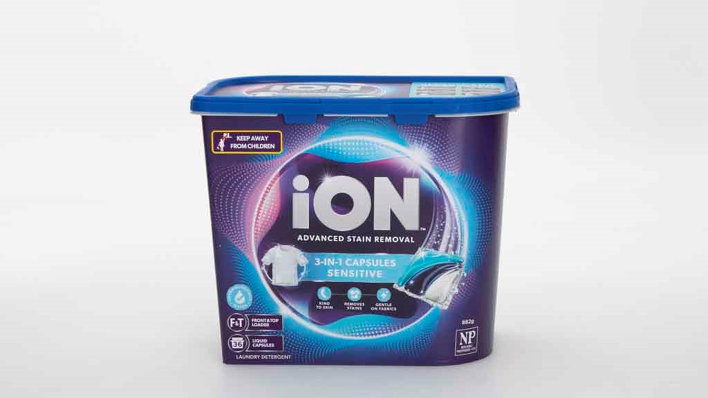 Coles Ion Laundry Capsules Sensitive Front loader Review Laundry