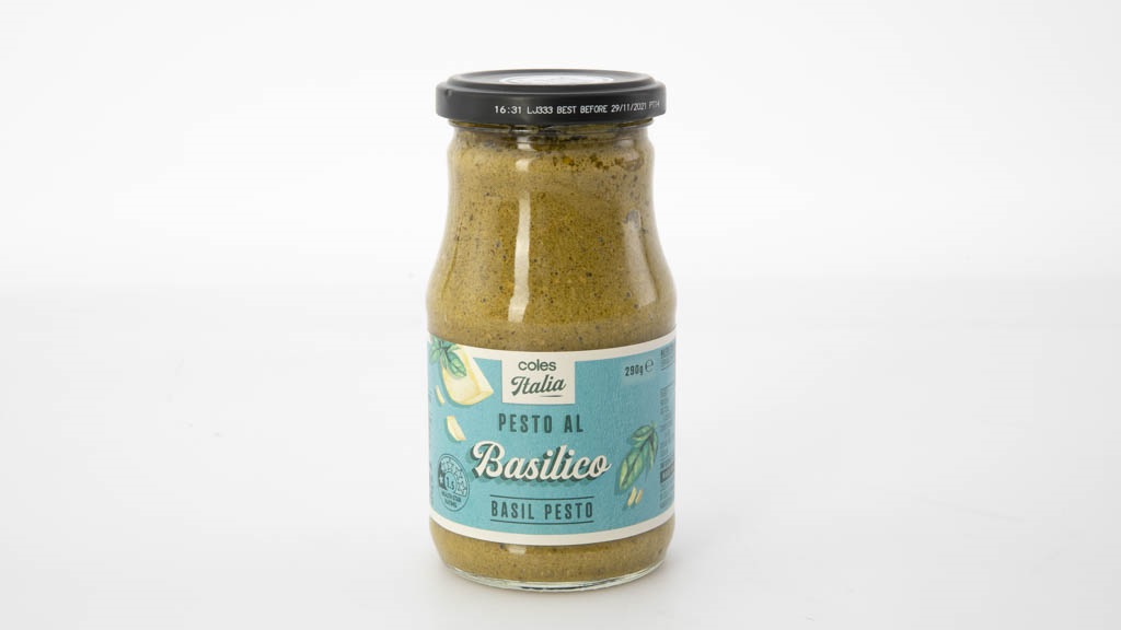 Coles Italia Pesto Al Basilico Basil Pesto Review Pesto CHOICE