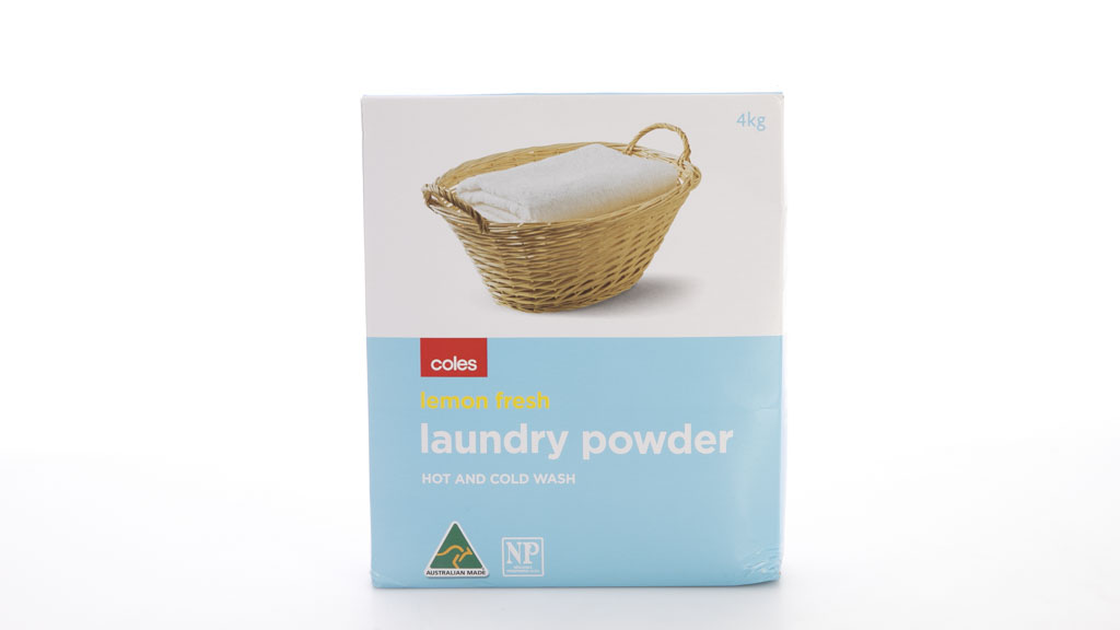 Coles Lemon Fresh Hot And Cold Wash Laundry Powder Front Review