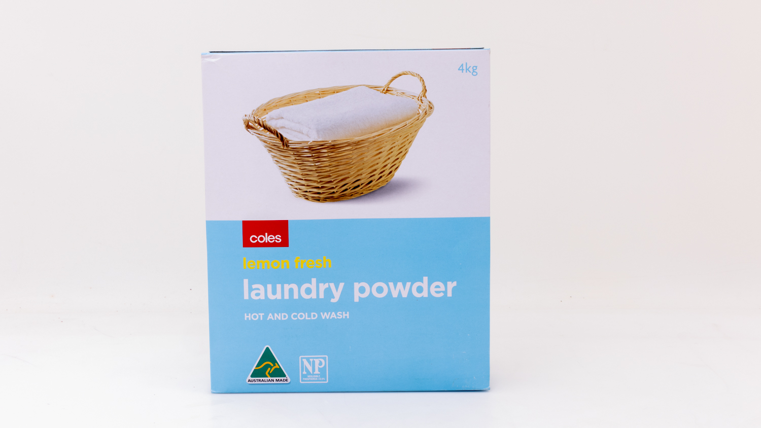 Coles Lemon Fresh Laundry Powder Top Loader