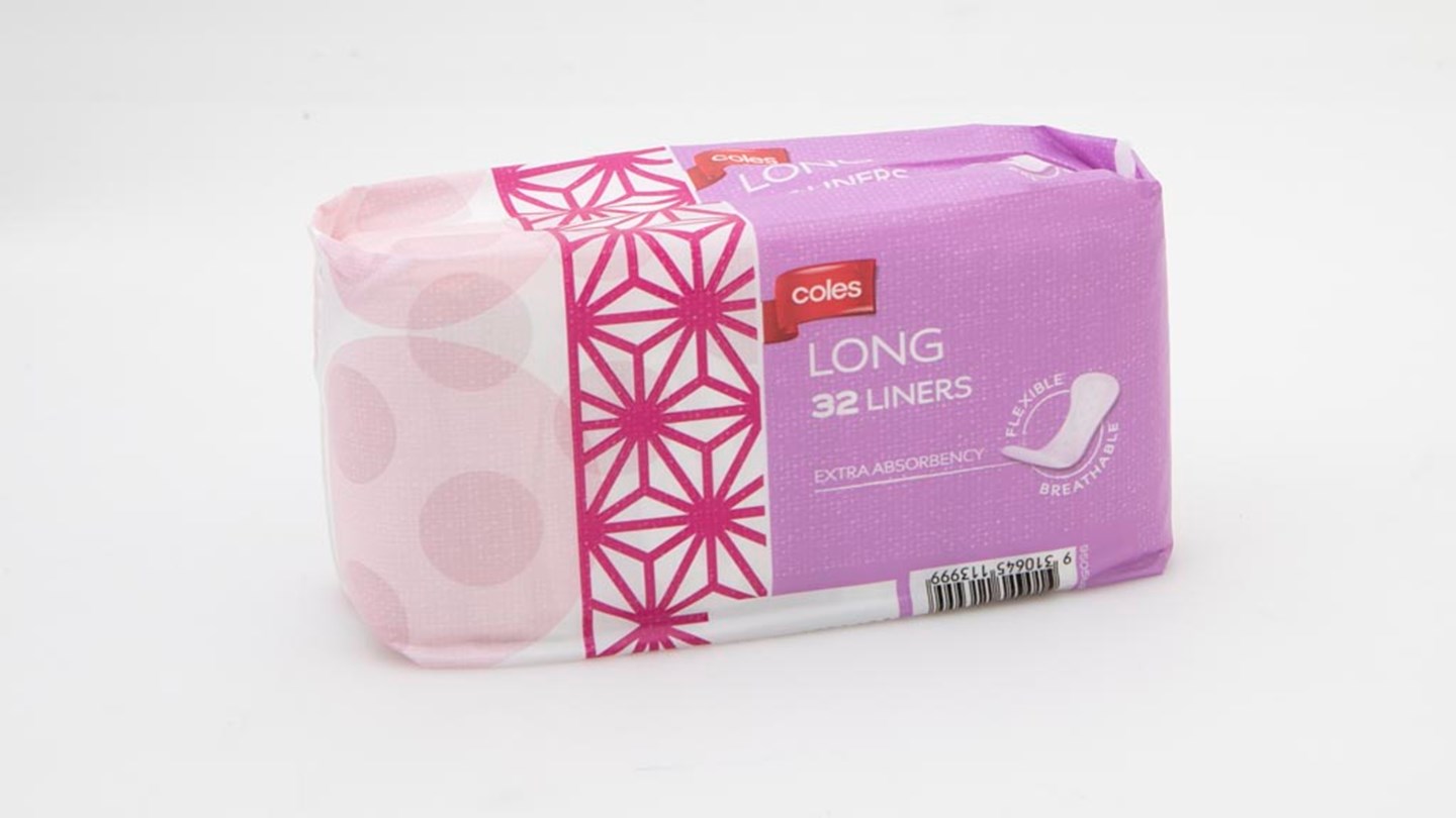 Coles Ultra thin super pads Review Sanitary pad CHOICE