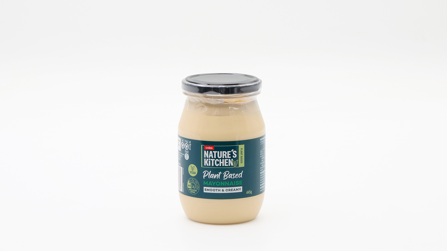 Coles  Nature's Kitchen Plant Based Mayonnaise 445g
