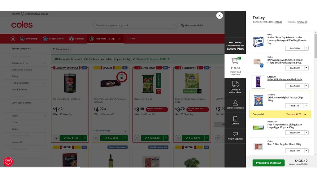 Coles Online