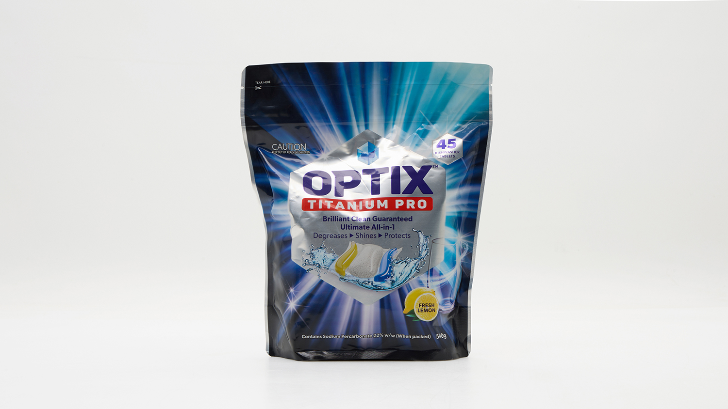 Coles Optix Titanium Pro Dishwashing Tablets