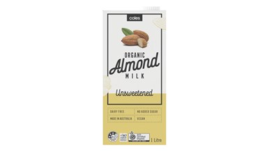 Coles Organic Almond Milk Unsweetened