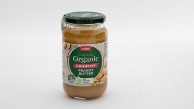 Coles Organic Peanut Butter Crunchy