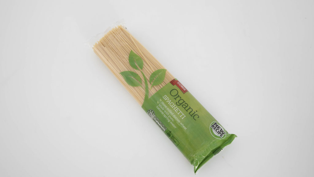 Coles Organic Spaghetti