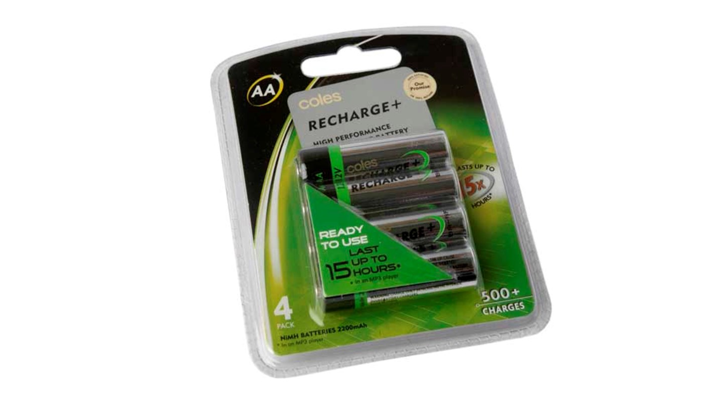 Dick Smith NiMH Rechargeable Review Rechargeable battery CHOICE
