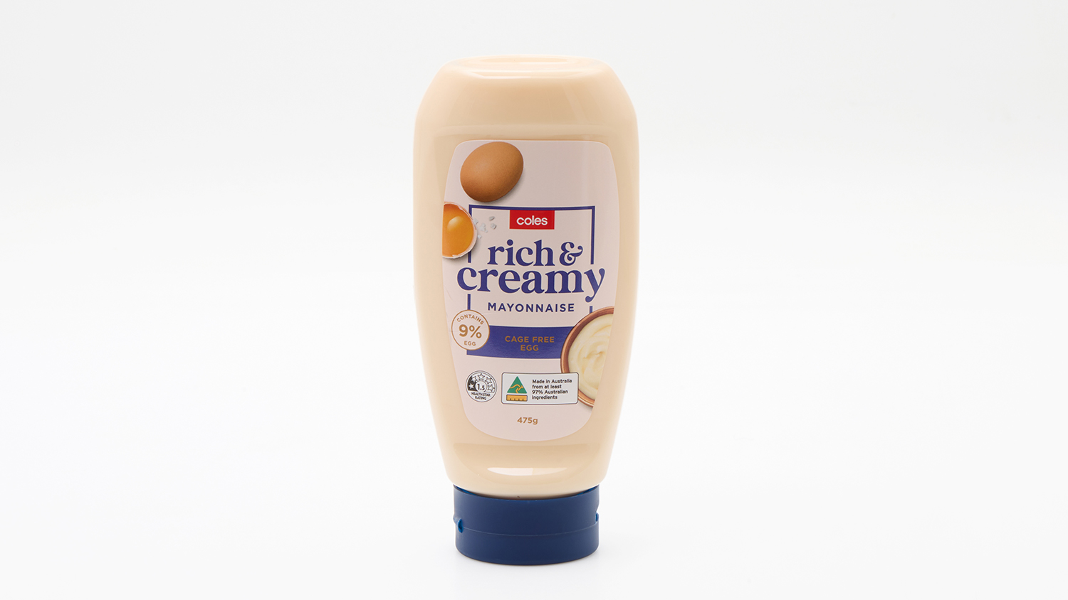 Coles  Rich & Creamy Mayonnaise 475g