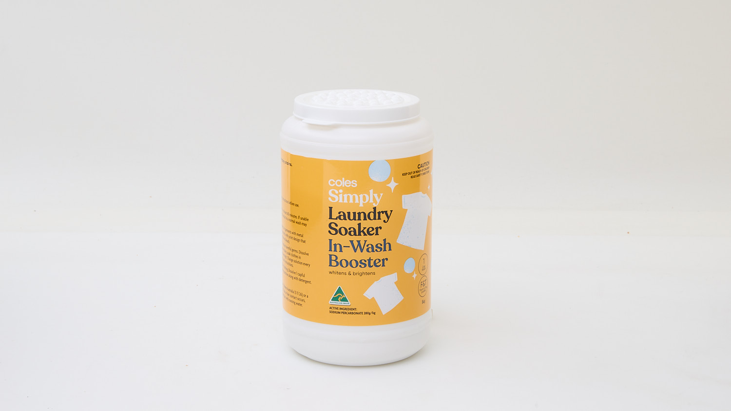 Coles Simply Laundry Soaker and In-Wash Booster