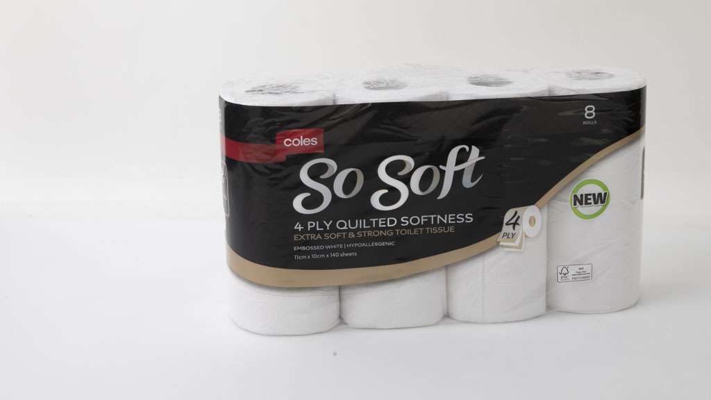 Coles So Soft 4 Ply Quilted Embossed 8 Rolls Review Toilet paper CHOICE