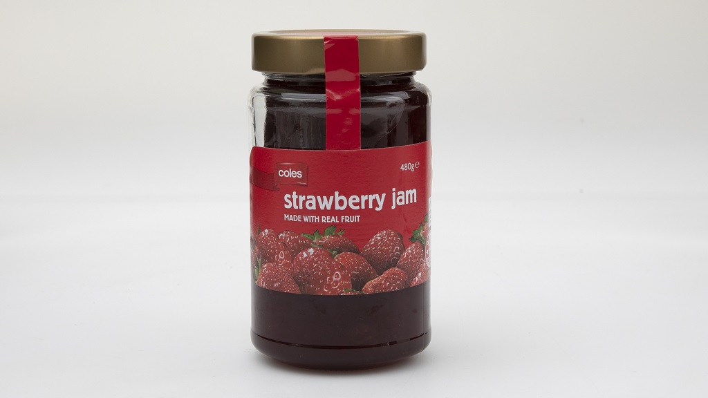 Coles Strawberry Jam Review Strawberry jam CHOICE