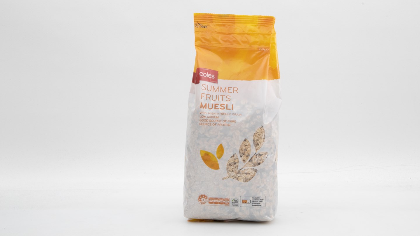 Coles Toasted Original Muesli Review Breakfast cereals comparison
