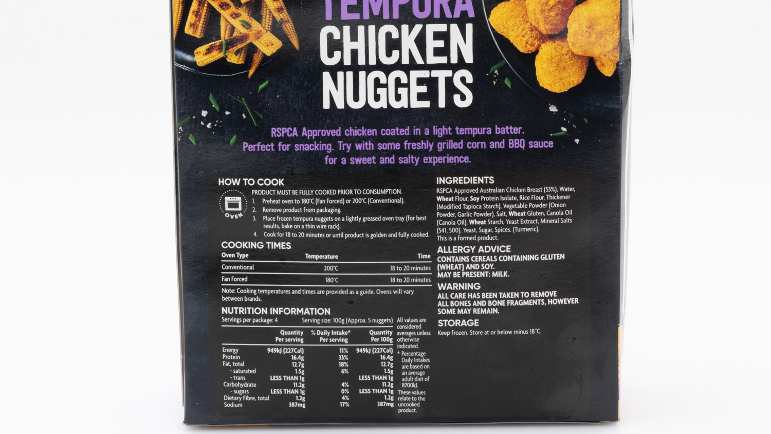 Coles Tempura Chicken Nuggets