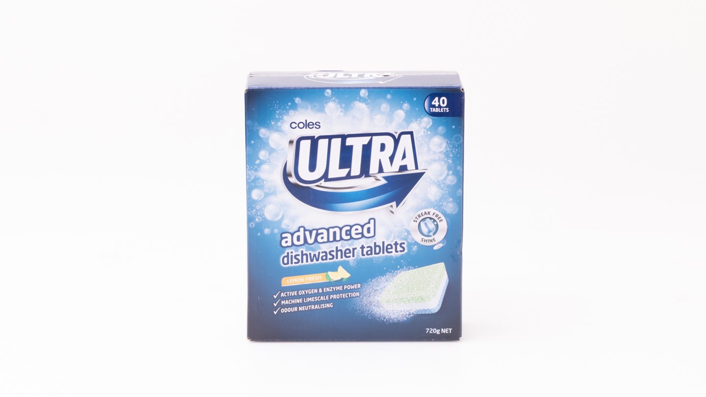 Coles Optix Titanium Pro Dishwasher Tablets Fresh Lemon Review