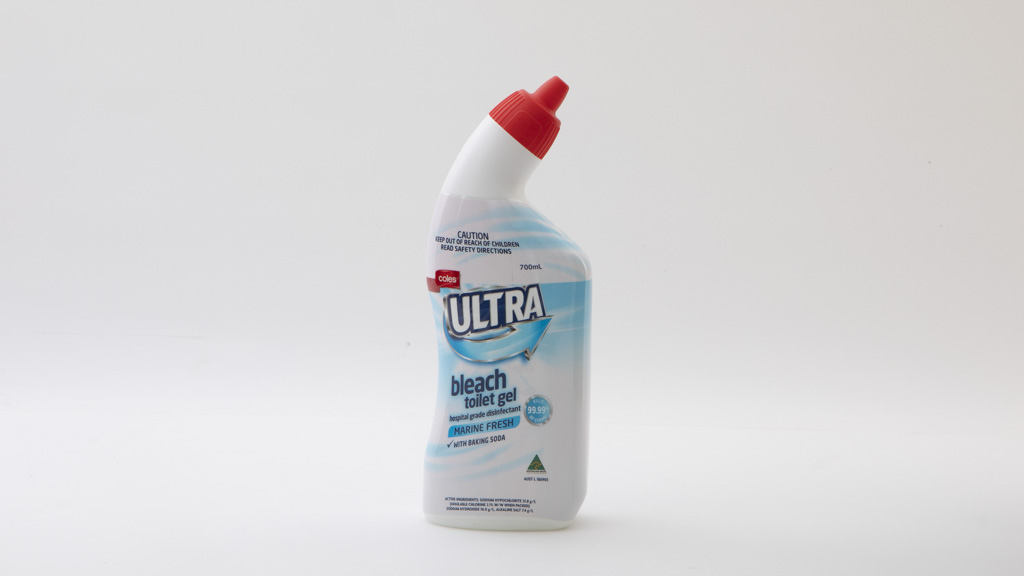 Coles Ultra Bleach Toilet Gel Toilet cleaner reviews CHOICE