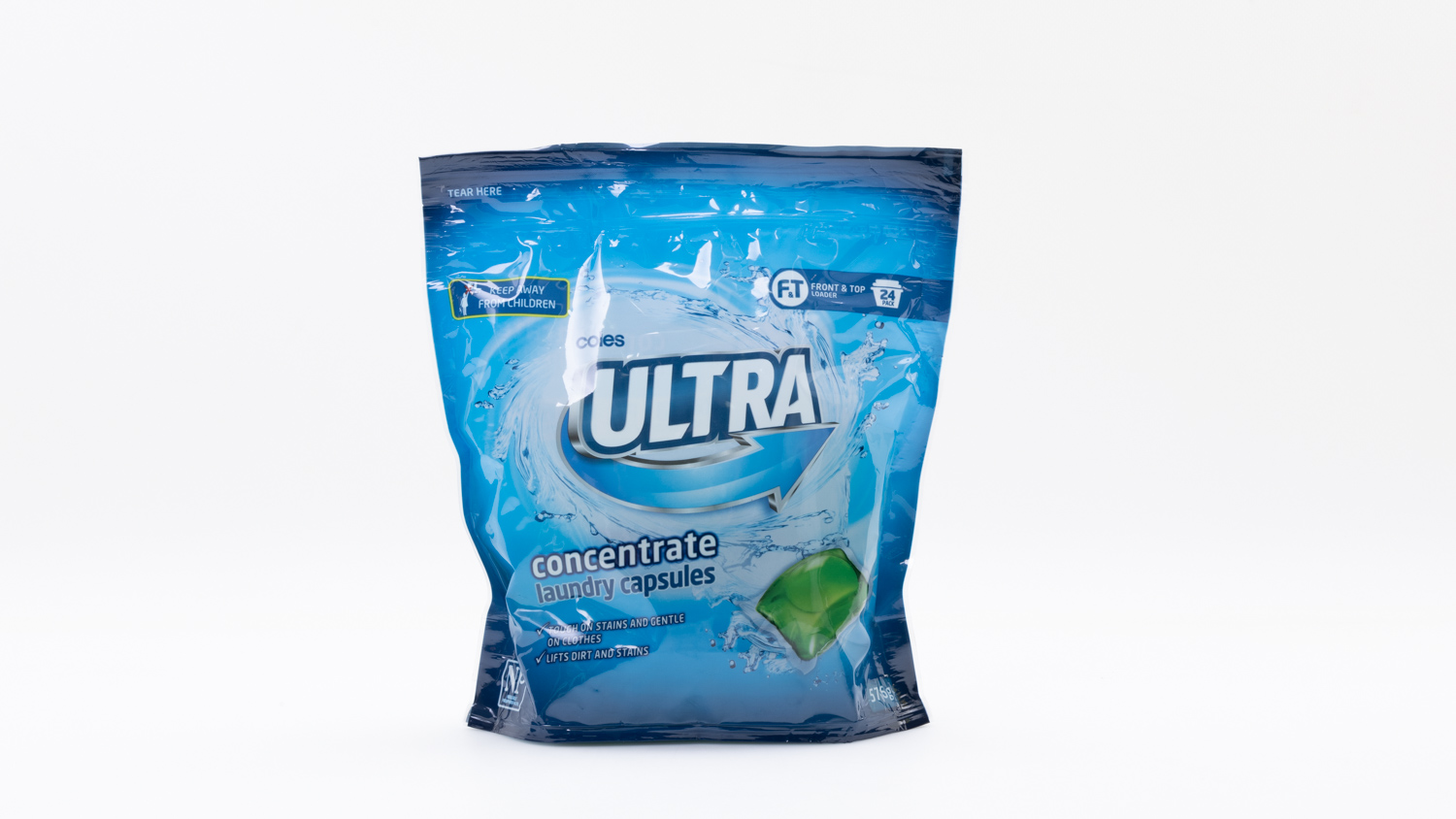Coles Ultra Concentrate Laundry Capsules Top Loader