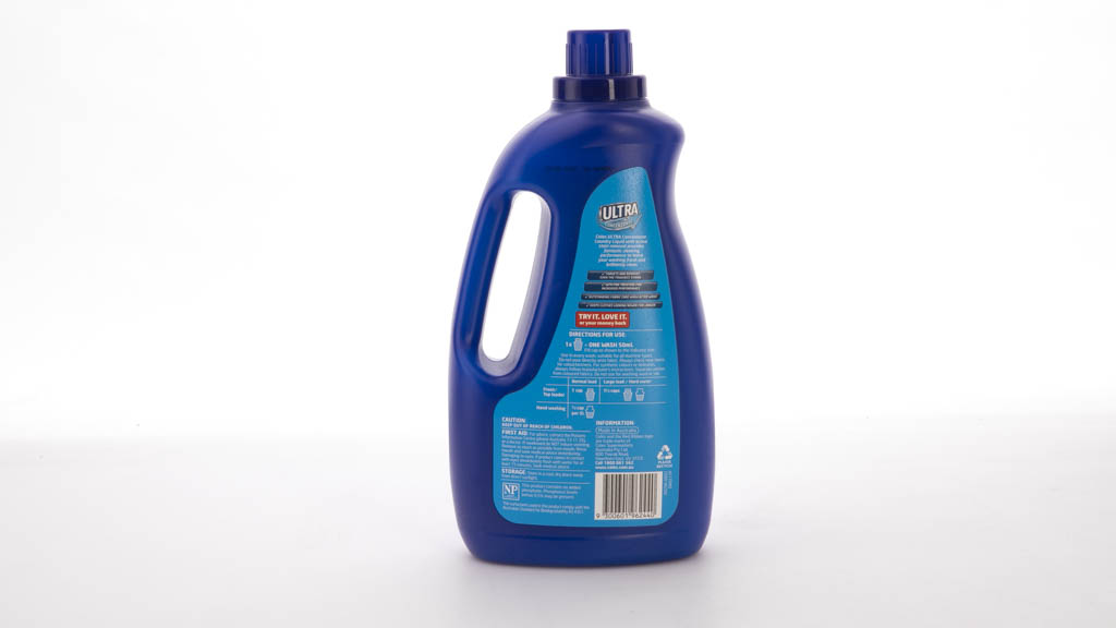 Coles Ultra Concentrate Front Review Laundry detergent CHOICE