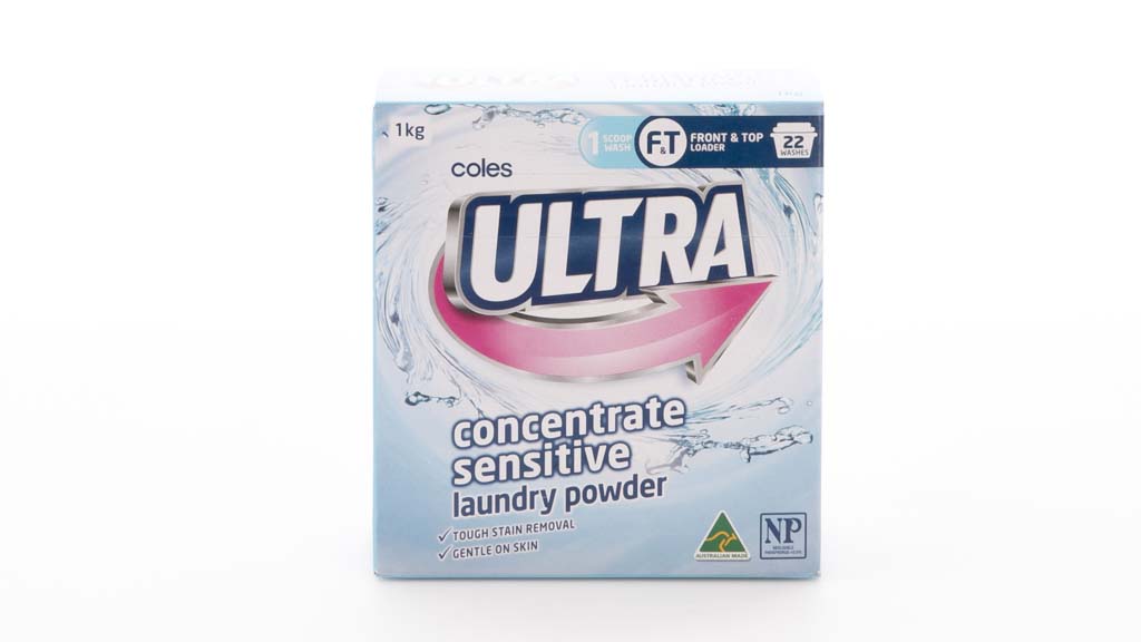 coles washing powder