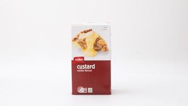 Coles Vanilla Flavour Custard