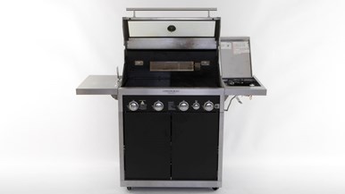 Cordon Bleu Deluxe 4B on cart with side burner CDX4CFSL