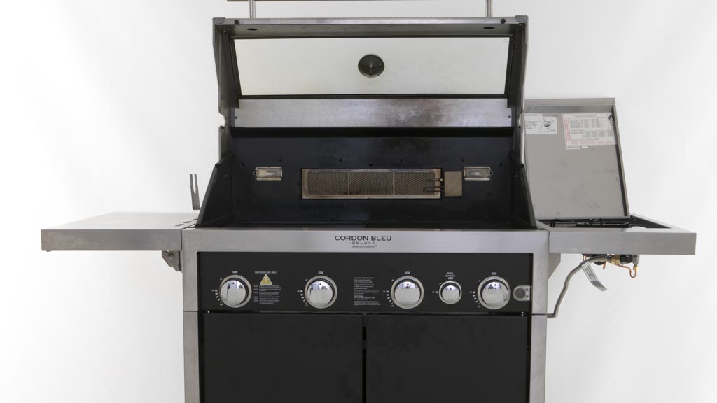 Cordon Bleu Deluxe 4B on cart with side burner CDX4CFSL