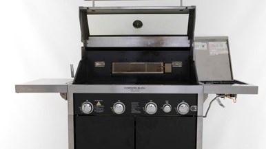 Cordon Bleu Deluxe 4B on cart with side burner CDX4CFSL