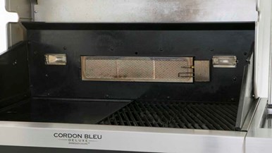 Cordon Bleu Deluxe 4B on cart with side burner CDX4CFSL