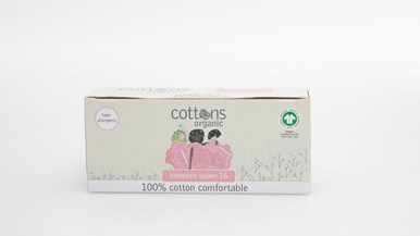 Cottons Organic Super Tampons