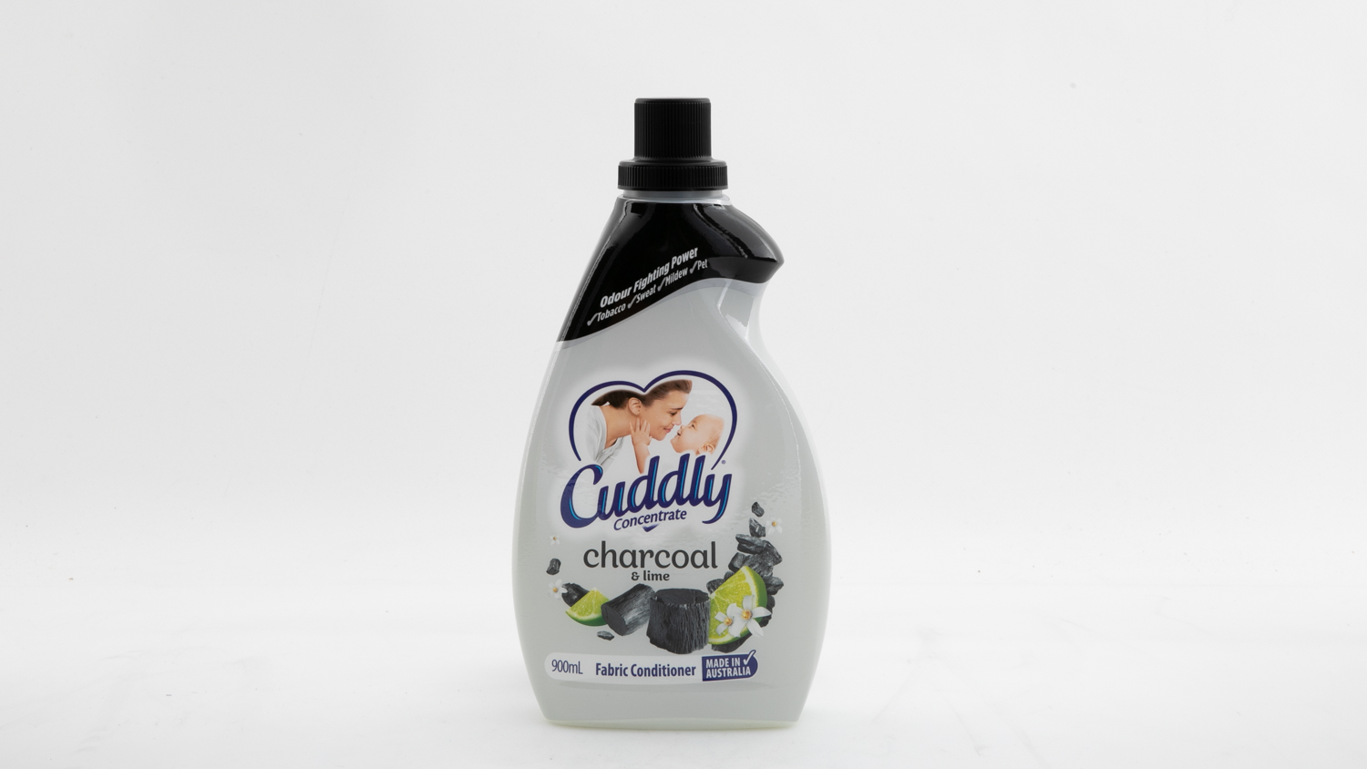 Cuddly Concentrate Charcoal & Lime Fabric Conditioner