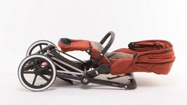 Cybex Platinum Priam Frame u0026 Trekking Wheels and Priam Lux Seat