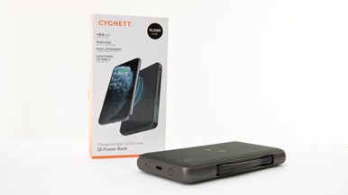 Cygnett ChargeUp Edge+ 12,000 mAh Qi Power Bank