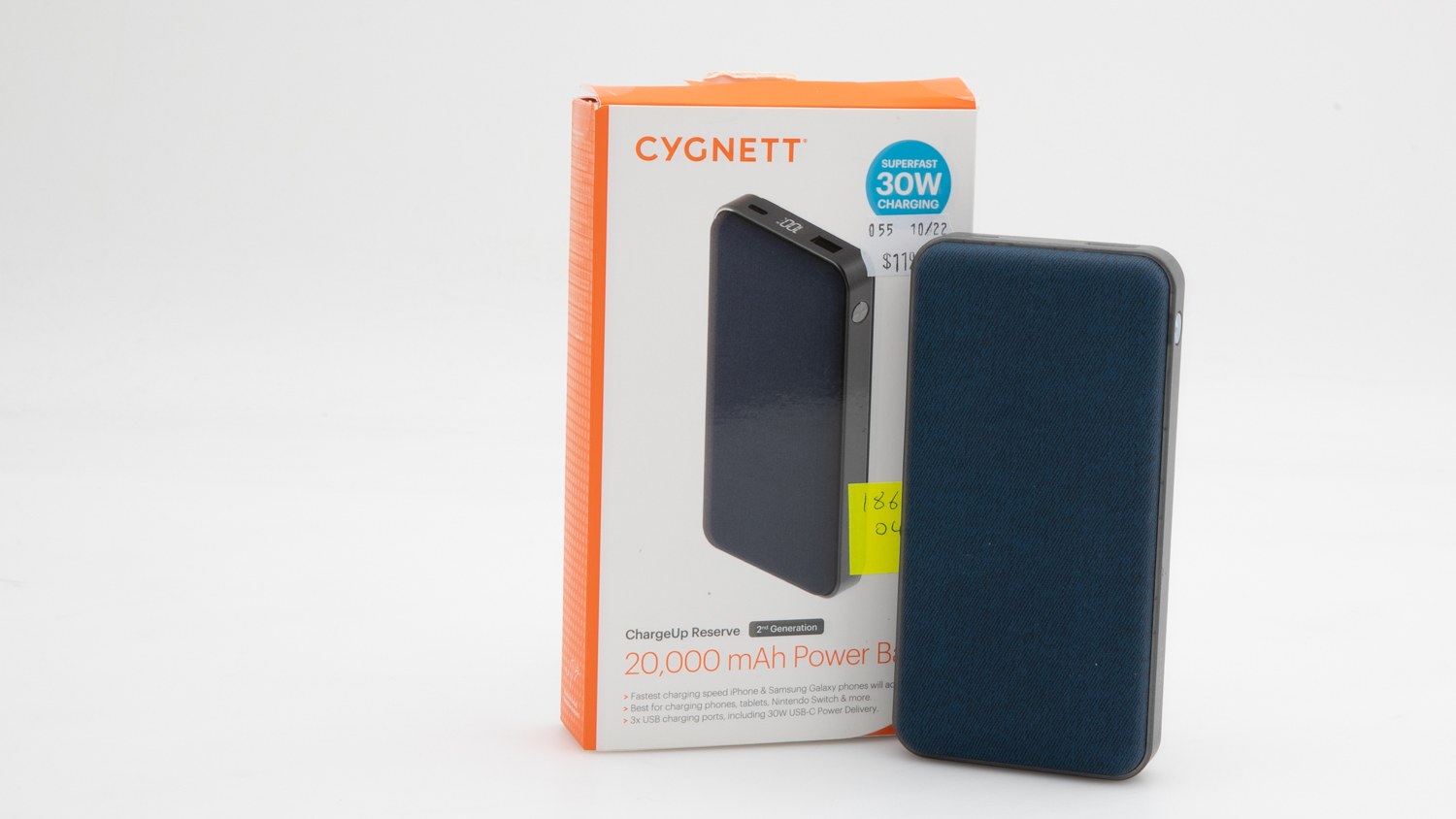 Cygnett ChargeUp Reserve 2nd Generation 20,000mAh Power Bank
