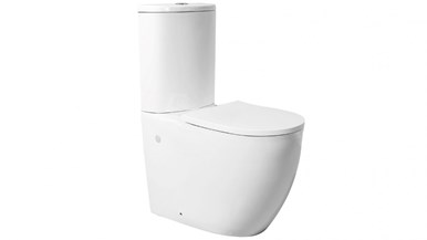 Decina Alegra Ezi Height Rimless Back to Wall Toilet Suite