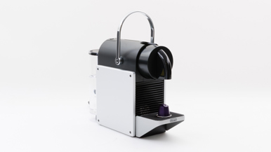 DeLonghi Nespresso Pixie Capsule Coffee Machine with Aeroccino (EN127.SAE)