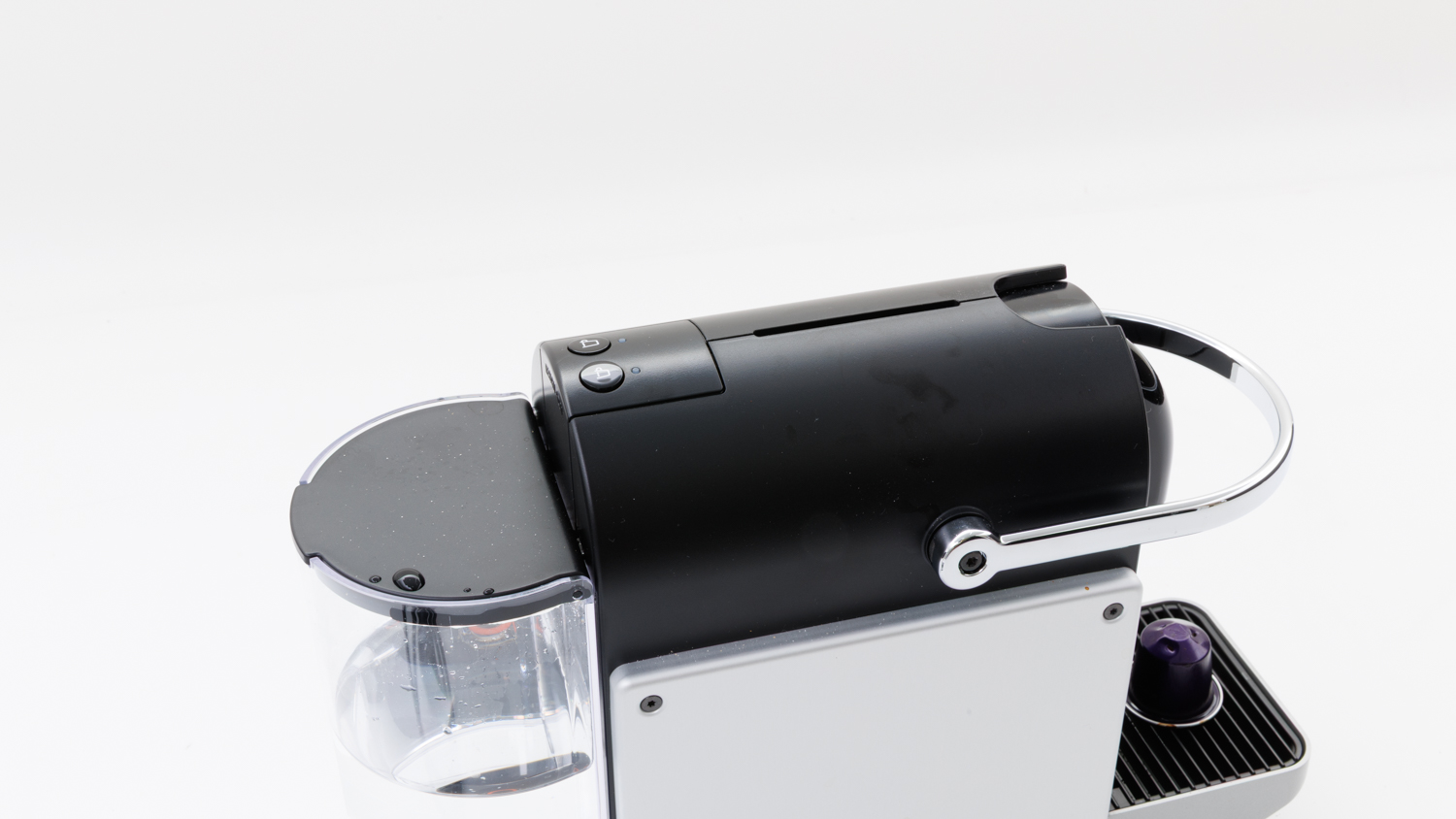 DeLonghi Nespresso Pixie Capsule Coffee Machine with Aeroccino (EN127.SAE)