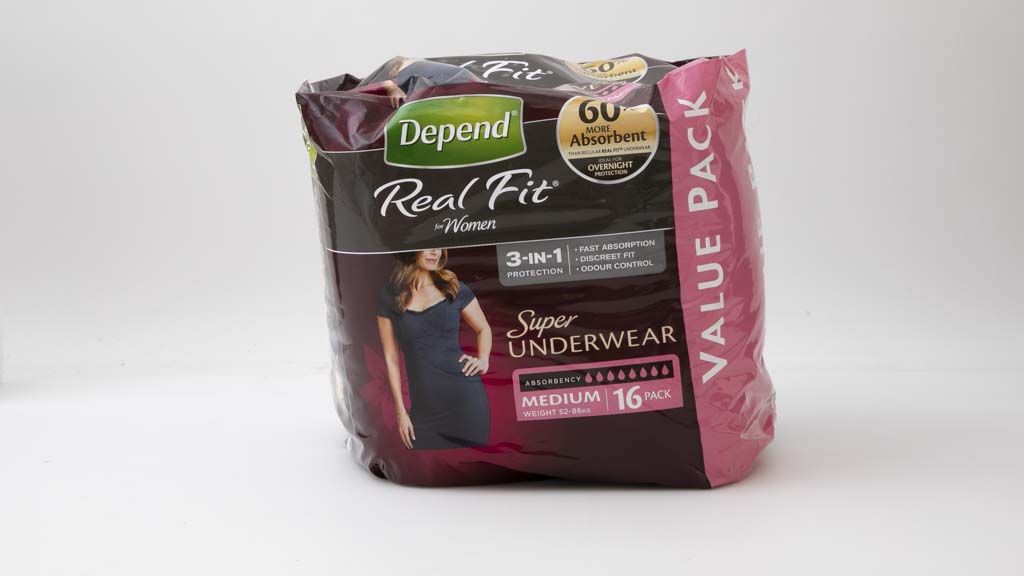 Depend Real Fit for Women Super Underwear Medium Review Incontinence