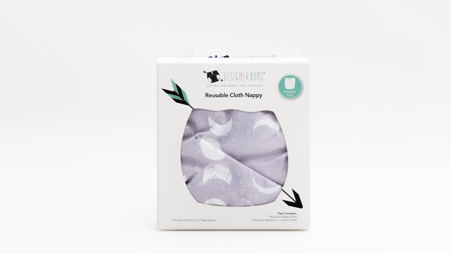 Designer Bums Reusable Cloth Nappy
