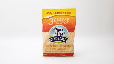 Devondale 3 Cheese Blend Mozzarella, Colby & Parmesan