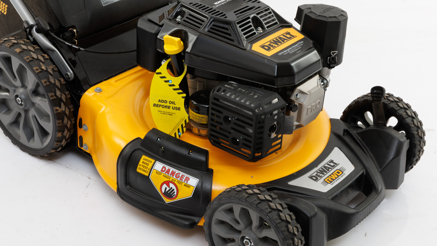 DeWalt 173CC 21u0022 Self Propelled Petrol Lawn Mower (12AVP2KL347)