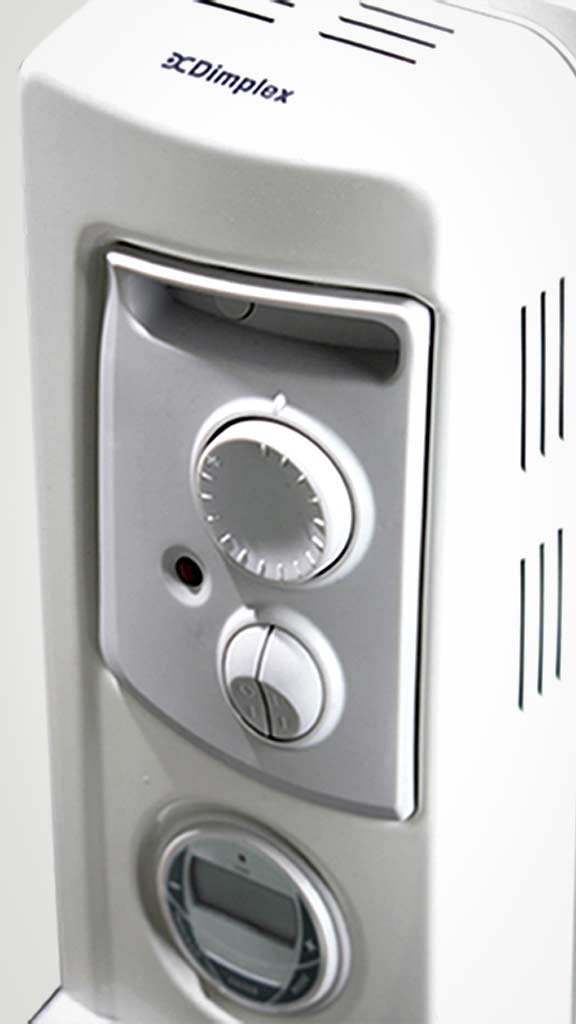 Dimplex OFC2400TIF electric heater-close-up-view