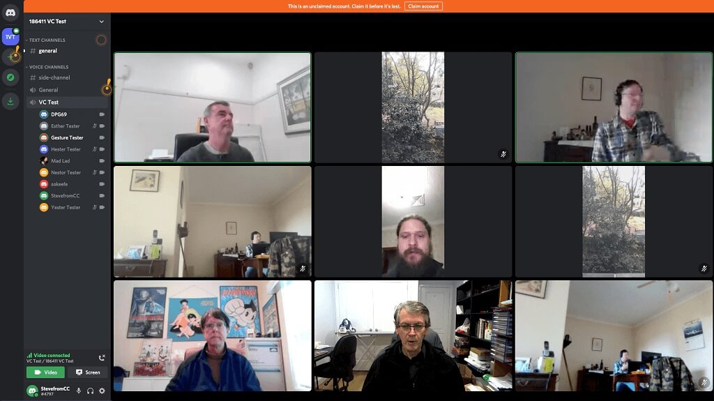 Discord video chat app