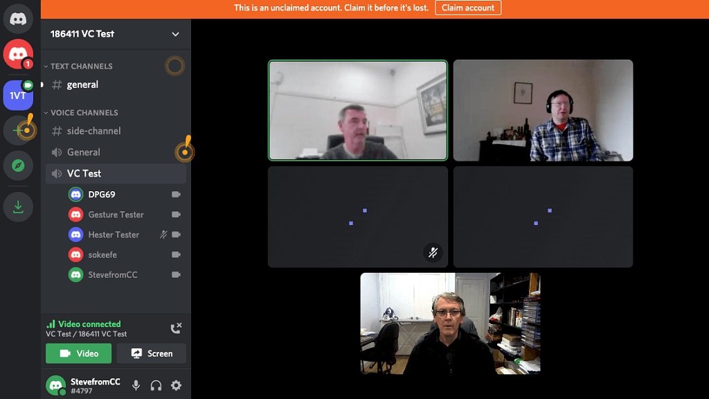 Discord video chat app