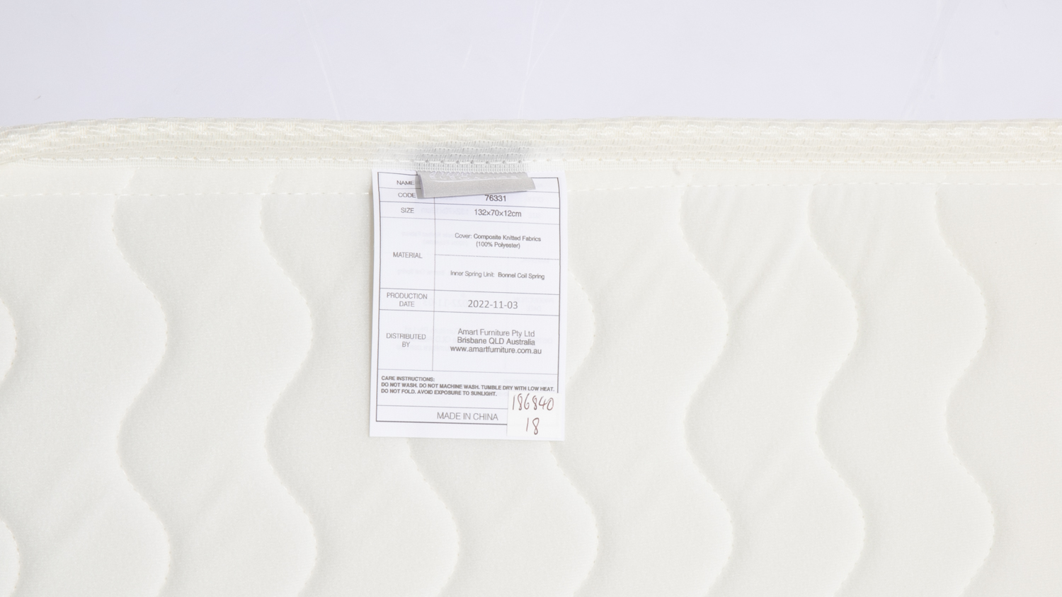 Dream Elegance Jamie Cot Mattress 76331