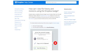 Dropbox Online storage