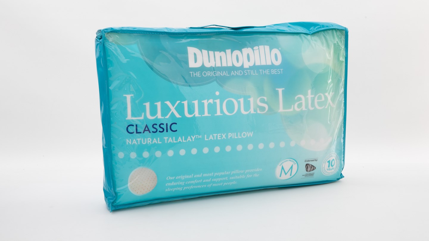 Dunlopillo Luxurious Latex Review Best rated pillows CHOICE