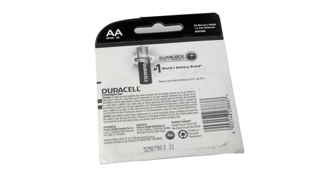Duracell Coppertop