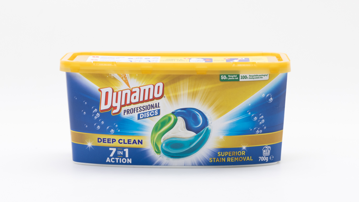 Dynamo Professional Discs Deep Clean 7 in 1 Action Front Loader