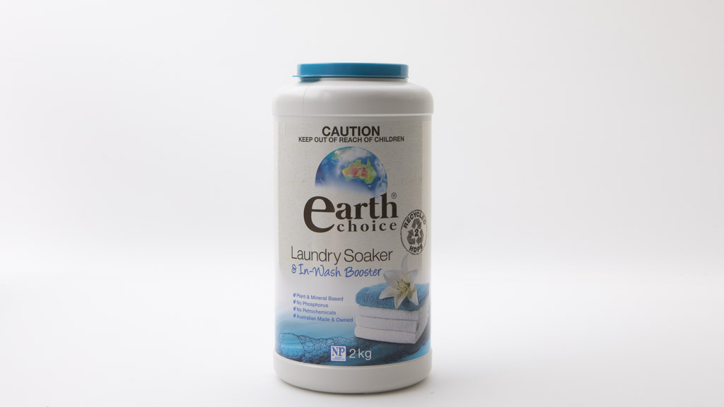 Earth Choice Laundry Soaker and Inwash Booster Review Stain remover
