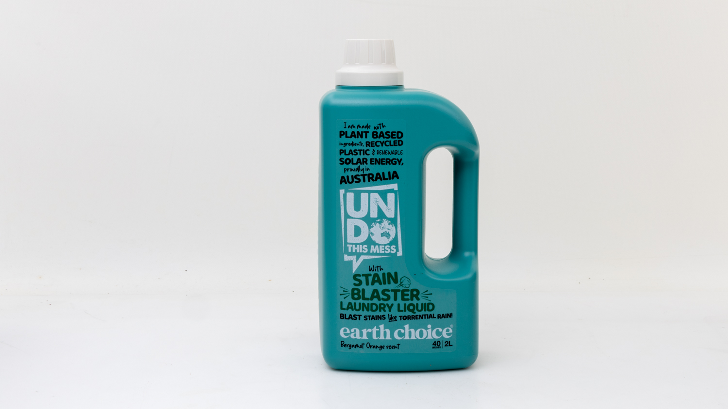 Earth Choice Undo This Mess with Stain Blaster Laundry Liquid Front Loader